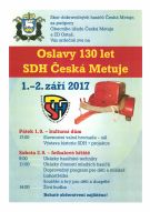 Oslavy 130 let SDH Česká Metuje 1
